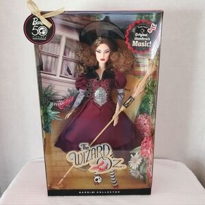 RARE NIB Vintage 2009 50th Anniversary Barbie Wicked Witch of the East Doll